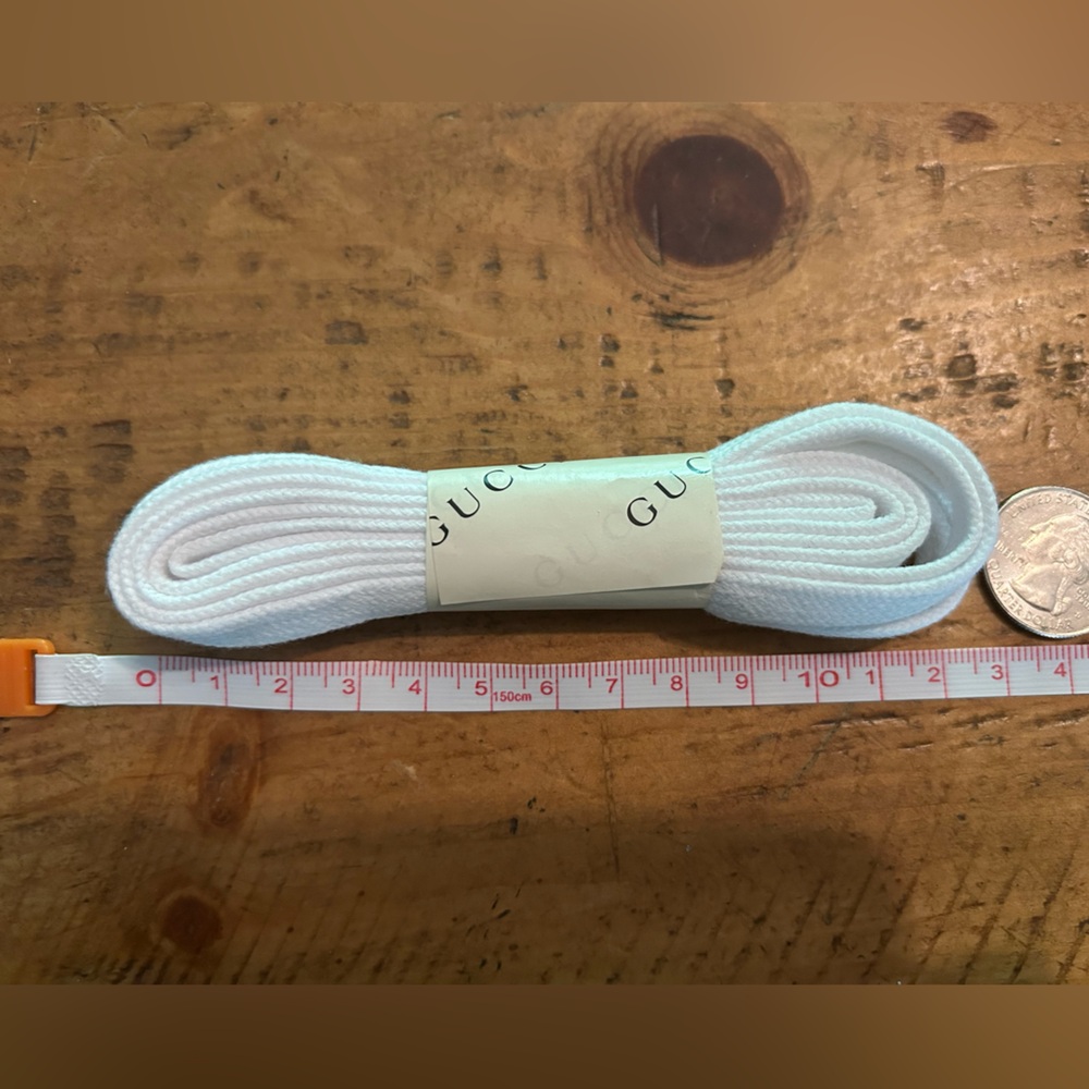 Gucci White Shoelaces